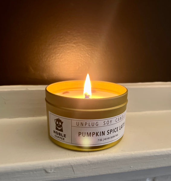 100% Soy Hand Poured Pumpkin Spice Latte Candle
